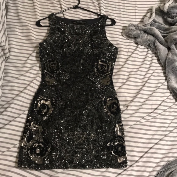 Allsaints Hand Embellished Dress 